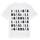 Lilla Gårdsås ordlek t-shirt