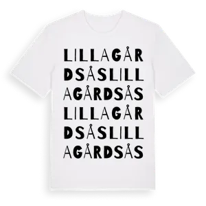 Lilla Gårdsås ordlek t-shirt – ekologisk bomull t-shirt från Pinshirt