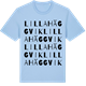 Blue Soul t-shirt med Lilla Häggvik ordlek t-shirt