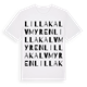 Lilla Kalvmyren ordlek t-shirt