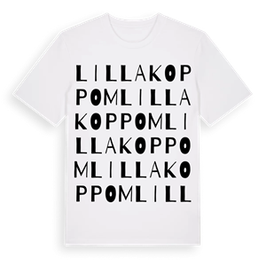 Lilla Koppom ordlek t-shirt – ekologisk bomull t-shirt från PinShirt