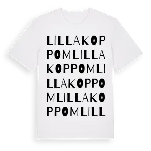 Lilla Koppom ordlek t-shirt – ekologisk bomull t-shirt från Pinshirt