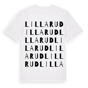 Lilla Rud ordlek t-shirt – ekologisk bomull t-shirt från PinShirt