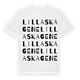 Lilla Skagene ordlek t-shirt