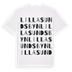 Lilla Sundsbyn ordlek t-shirt
