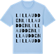 Blue Soul t-shirt med Lilla Udden ordlek t-shirt