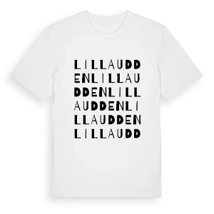 Lilla Udden ordlek t-shirt – ekologisk bomull t-shirt från PinShirt