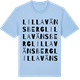 Blue Soul t-shirt med Lilla Vänsberg ordlek t-shirt