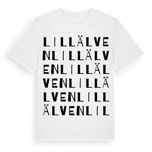 Lillälven ordlek t-shirt – ekologisk bomull t-shirt från PinShirt