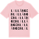 Pink Cotton t-shirt med Lillängen ordlek t-shirt