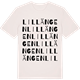 Vintage White t-shirt med Lillängen ordlek t-shirt