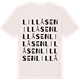 Vintage White t-shirt med Lillåsen ordlek t-shirt