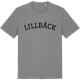 Mid Heather Gray t-shirt med Lillbäck böjd t-shirt