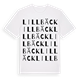 White t-shirt med Lillbäck ordlek t-shirt