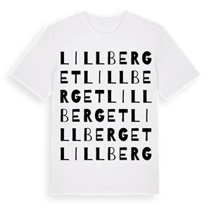 Lillberget ordlek t-shirt – ekologisk bomull t-shirt från Pinshirt