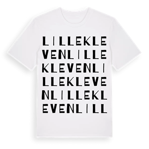 Lillekleven ordlek t-shirt – ekologisk bomull t-shirt från PinShirt