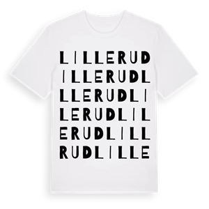 Lillerud ordlek t-shirt – ekologisk bomull t-shirt från PinShirt
