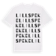 Lillspeke ordlek t-shirt