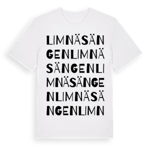 Limnäsängen ordlek t-shirt – ekologisk bomull t-shirt från Pinshirt