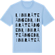 Blue Soul t-shirt med Linbråteängen ordlek t-shirt