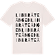 Vintage White t-shirt med Linbråteängen ordlek t-shirt