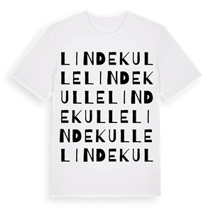 Lindekulle ordlek t-shirt – ekologisk bomull t-shirt från PinShirt