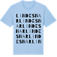 Blue Soul t-shirt med Lindesnar ordlek t-shirt