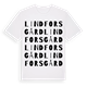 Lindfors gård ordlek t-shirt