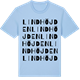 Blue Soul t-shirt med Lindhöjden ordlek t-shirt
