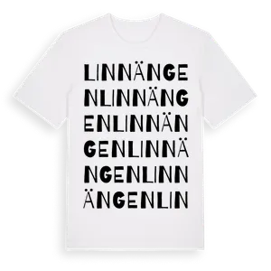 Linnängen ordlek t-shirt – ekologisk bomull t-shirt från Pinshirt