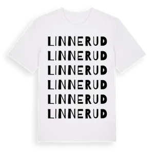 Linnerud ordlek t-shirt – ekologisk bomull t-shirt från Pinshirt