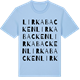 Blue Soul t-shirt med Lirkabacken ordlek t-shirt