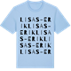 Blue Soul t-shirt med Lisas-Erik ordlek t-shirt