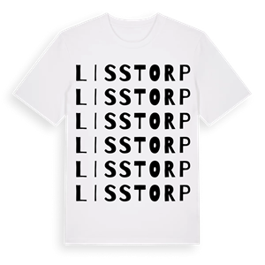 Lisstorp ordlek t-shirt – ekologisk bomull t-shirt från PinShirt