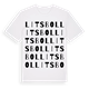 Litsbol ordlek t-shirt
