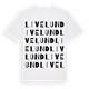White t-shirt med Livelund ordlek t-shirt