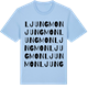 Blue Soul t-shirt med Ljungmon ordlek t-shirt