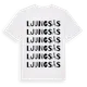 White t-shirt med Ljungsås ordlek t-shirt