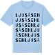 Blue Soul t-shirt med Ljusåsen ordlek t-shirt