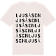 Vintage White t-shirt med Ljusåsen ordlek t-shirt
