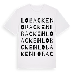 Lobacken ordlek t-shirt – ekologisk bomull t-shirt från Pinshirt