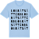 Blue Soul t-shirt med Lobråtsättern ordlek t-shirt