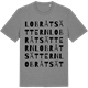 Mid Heather Gray t-shirt med Lobråtsättern ordlek t-shirt