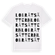 Lobråtsättern ordlek t-shirt