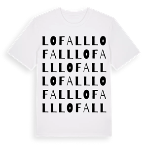 Lofall ordlek t-shirt – ekologisk bomull t-shirt från PinShirt