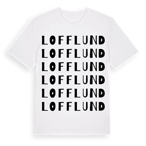 Lofflund ordlek t-shirt – ekologisk bomull t-shirt från Pinshirt