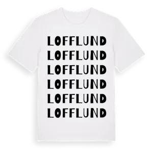 Lofflund ordlek t-shirt – ekologisk bomull t-shirt från Pinshirt