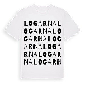 Logarna ordlek t-shirt – ekologisk bomull t-shirt från PinShirt