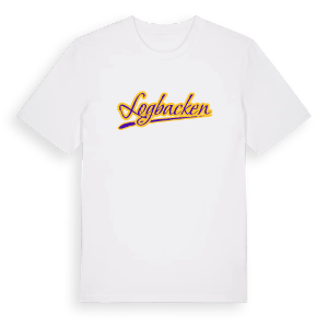 Logbacken baseball t-shirt – ekologisk bomull t-shirt från PinShirt