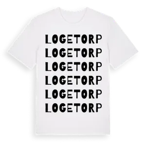 Logetorp ordlek t-shirt – ekologisk bomull t-shirt från Pinshirt